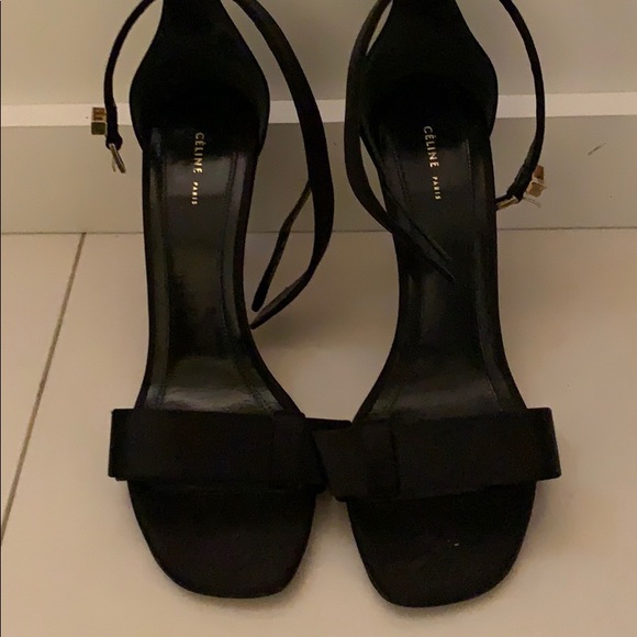 Celine Shoes - Stunning Celine heel with gold clasp.